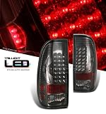 97 98 99 00 01 02-03 FORD F-150 F150 / 99 00 01 02 03 04 05 06-07 F250 F350 SD SUPERDUTY LED TAIL LIGHT SMOKED