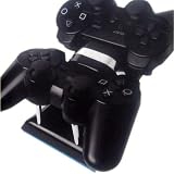 PS3 ワイヤレスコントローラー 充電スタンド LEDイルミネーション内蔵 for playstation 3