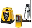CST/Berger 57-LMH-CUPK Electronic Self-Leveling Horizontal Single Beam Rotary Laser Level Complete Package with Tripod, Rod and All-in-One Carrying Case