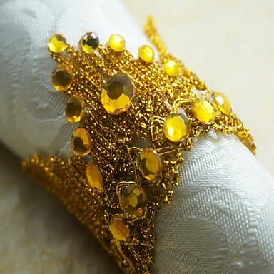Ceiling light¡¯s Gold Crown Napkin Ring Many Colors, Acrylic, 4.5CM, Set of 12