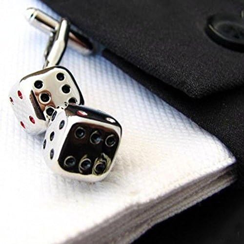 Mc Mall Brand New Metal Cufflinks Fashion Dice Design Shirt cuff Drop Shipping Party Gift for Men