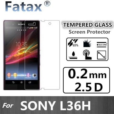 Fatax Premium Real 0.2mm 2.5d 9h Tempered Glass Film Screen Protector for Sony Xperia Z L36h