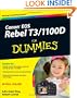Canon EOS Rebel T3/1100D For Dummies