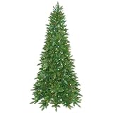 9' Pre-Lit Ashley Spruce Christmas Tree - Multicolor LED Lights