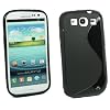 Kit Me Out IT - Samsung Galaxy S3 SIII i9300 Android Android Protezione Custodia / Cover / Skin TPU Gel 'La S' Nero