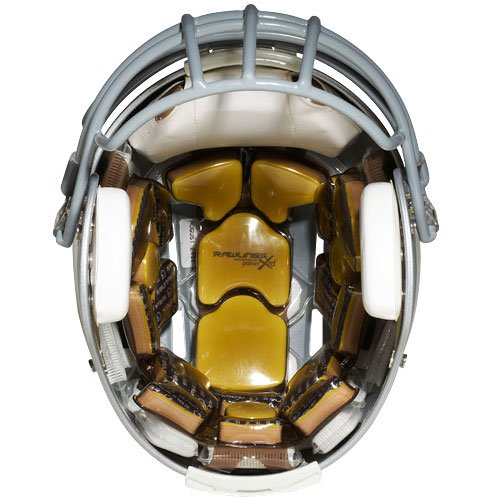 Rawlings Adult Quantum Football Helmet, Silver Metallic, Large Sporting