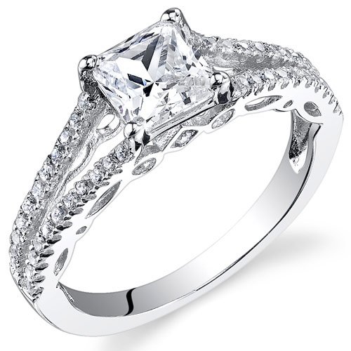 Revoni künstlicher Diamant Verlobungsring