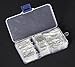 PEPPERLONELY Brand Box Mixed Well Sorted Silver Plated Head Pins 2cmx0.7mm-4.5cmx0.7mm (2100PCs Assorted)