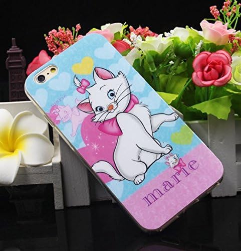 iPhone 6 PINK MARIE THE CAT KITTY Slim Fitting Flexible TPU Skin Case Protective Cover For Apple iPhone 6 (4.7 inch)