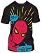 Search : Men's Marvel Comics Spider-man Hold It Big Print Subway T-shirt