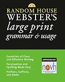 Random House Webster's Large Print Grammar  Usage (Random House Reference)