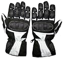 NEW MENS MOTORCYCLE GLOVES RAIN REFLECTIVE GEAR White