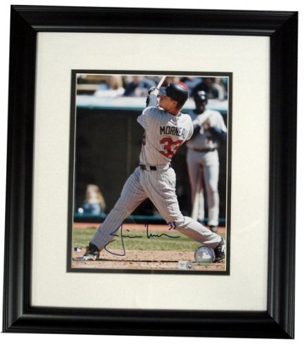 Justin Morneau Framed Autographed/Hand signed Minnesota twins 8x10 Photo (MLB Authenticated)