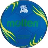 Produkt-Bild: Molten Beachsoccer Wettspielball, Gr&ouml;&szlig;e 5, blau/gelb/gr&uuml;n
