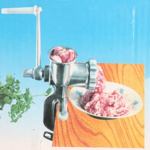 Stainless Steel Kitchen Home Cast Iron Manual Meat Grinder Table Hand Mincer DB