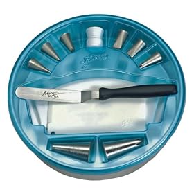 Ateco 14 Piece Cake Decorating Set with Cake Pan by Ateco