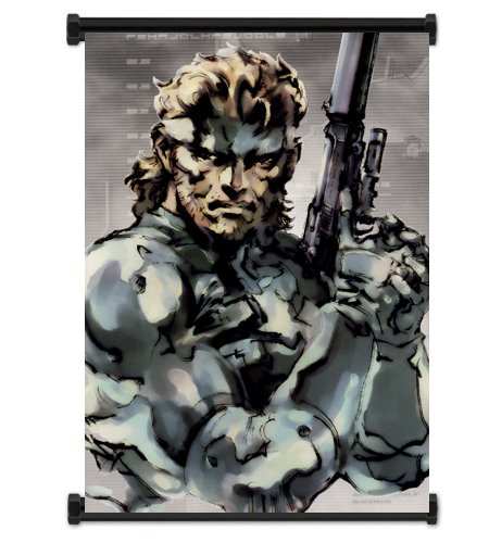 Metal Gear Solid Game Fabric Wall Scroll Poster (16
