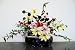 Artificial Asian Glass Bonsai Table Top Tree Office Home