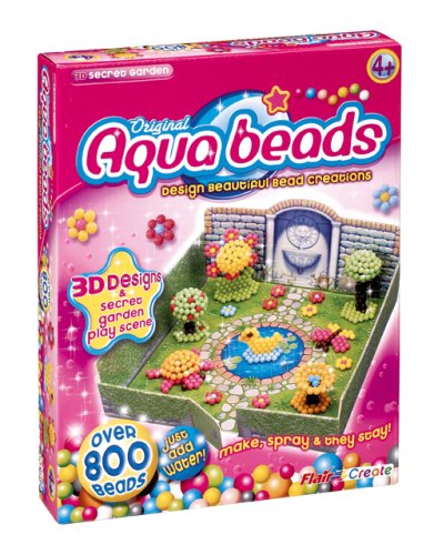 Childrens Toyshop  Toys : Aqua Beads 3D Secret Garden