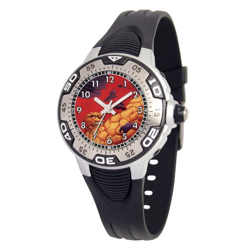 Marvel Comics Kids' MA0108-D379-Black Marvel Thing Spectrum Watch