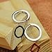 SoooKu Men Women 925 Sterling Silver Plated Studs Earrings Hoop Huggie Gift