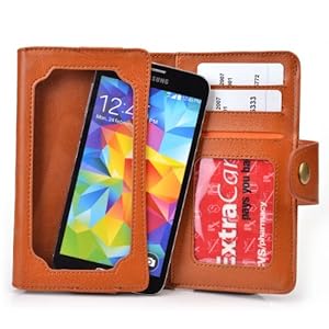 Kroo Wallet Clutch with Smartphone Compartment fits Meizu MX3 M055