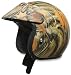 AFX FX-75 Open Face Motorcycle Helmet Camo Large L 0104-0104