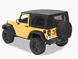 2 Piece Hardtop WITHOUT Upper Doors Jeep Wrangler 07 (Black Only)
