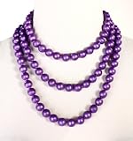 Hey Viv! 50s Style Purple Pop Beads