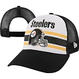 NFL Unisex Adult Pittsburgh Steelers Spiral Stripe 940 Cap (Black, One Size Fits All)