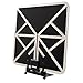 Xidomi TV Antenna 50 Miles Range HD Digital Indoor Antenna Amplified Flat HDTV Antenna with Stand - 10ft Coax Cable