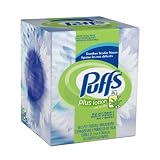 Puffs Facial Tissue Plus Lotion, 2-Ply White Tissues, 60-Count Boxes (Pack of 24) [Amazon Frustration-Free Packaging]