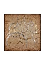 Arte dal Mondo Lienzo Paolo Rossini Anelli In Oro