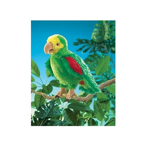Childrens Toyshop  Toys : Folkmanis Amazon Parrot Puppet 14 inch