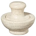 Marble Mortar and Pestle - Ivory