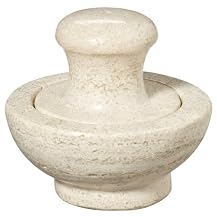 Marble Mortar and Pestle - Ivory