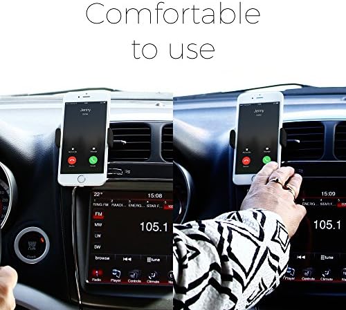 Universal Mobile Phone Car Mount for Apple iPhone 6, 6S, 6 plus, 6S plus, 5, 5S, 5C, 4, 4S, Samsung Galaxy S4, S5, S6, HTC one, Nokia, LG and other cells from Blue Key World - Enhance your phone use!