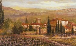 Tuscan Vineyard Wall Mural