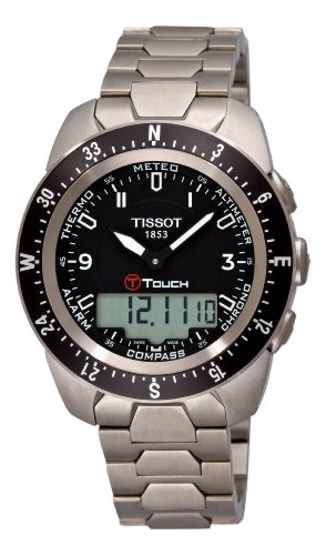 Tissot Men s T0134204405700 T-Touch Expert Pilot Black Touch Analog-Digital Dial Watch