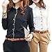 Women Summer Career Lady Black/White Leopard T Shirt Blouse Tops