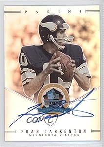 Fran Tarkenton #6/50 Minnesota Vikings (Football Card) 2013 Panini Spectra 50th Annivesary Pro Football Hall of Fame Signatures [Autographed] #FT