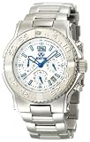 REACTOR Men's 75602 Critical Mass Chronograph Silver Dial Stainless Steel Watch