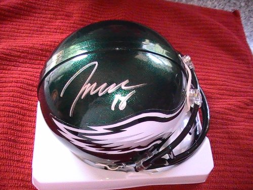 JEREMY MACLIN SIGNED AUTO AUTOGRAPHED PHILADELPHIA EAGLES MINI HELMET W/ COA AND HOLOGRAM