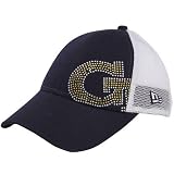 NCAA New Era Georgia Tech Yellow Jackets Girls Youth Navy Blue Jr. Jersey Shimmer Adjustable Hat
