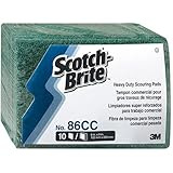 UPC 048011205021 product image for Scotch-Brite 86CC Heavy Duty Scouring Pad, 10/Pack | upcitemdb.com