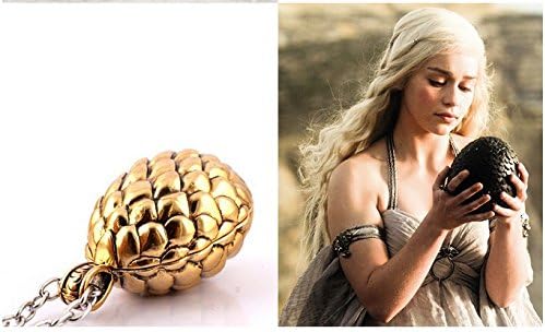 The Game of Thrones Dragon Egg Pendant Necklace Movies Jewelry