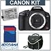 Canon Digital Rebel XSi SLR Camera Kit, Black with 4 GB SD Memory Card, Spare LP-E5 Lithium-Ion Rechargeable Battery, Slinger System Bag
