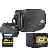 Produkt-Bild: SET Mantona Camcorder Tasche + Speicherkarte SDHC 32GB Class 10 (3.0 NEUESTE GENERATION!!) + Bundlestar Akku f&uuml;r Panasonic DMW VBN260 E K F&uuml;r -- Panasonic HDC SD800 SD900 SD909 TM900 HS900