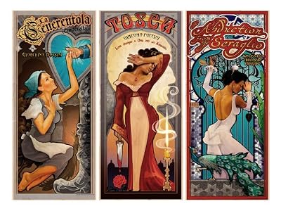 "Opera Posters" Set of Three Original Run Posters