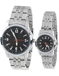 Orient Idea Ori-0264E Pair of Stainless Steel Quartz Watch Wristwatch for Lovers Couple